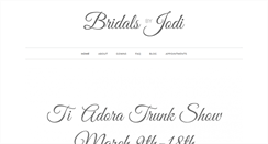 Desktop Screenshot of bridalsbyjodi.com